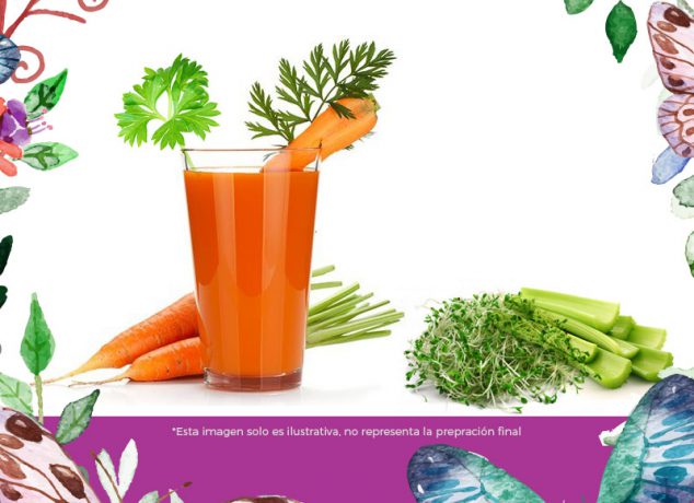 Jugo para nutrir la piel