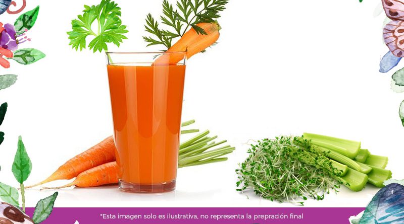 Jugo para nutrir la piel